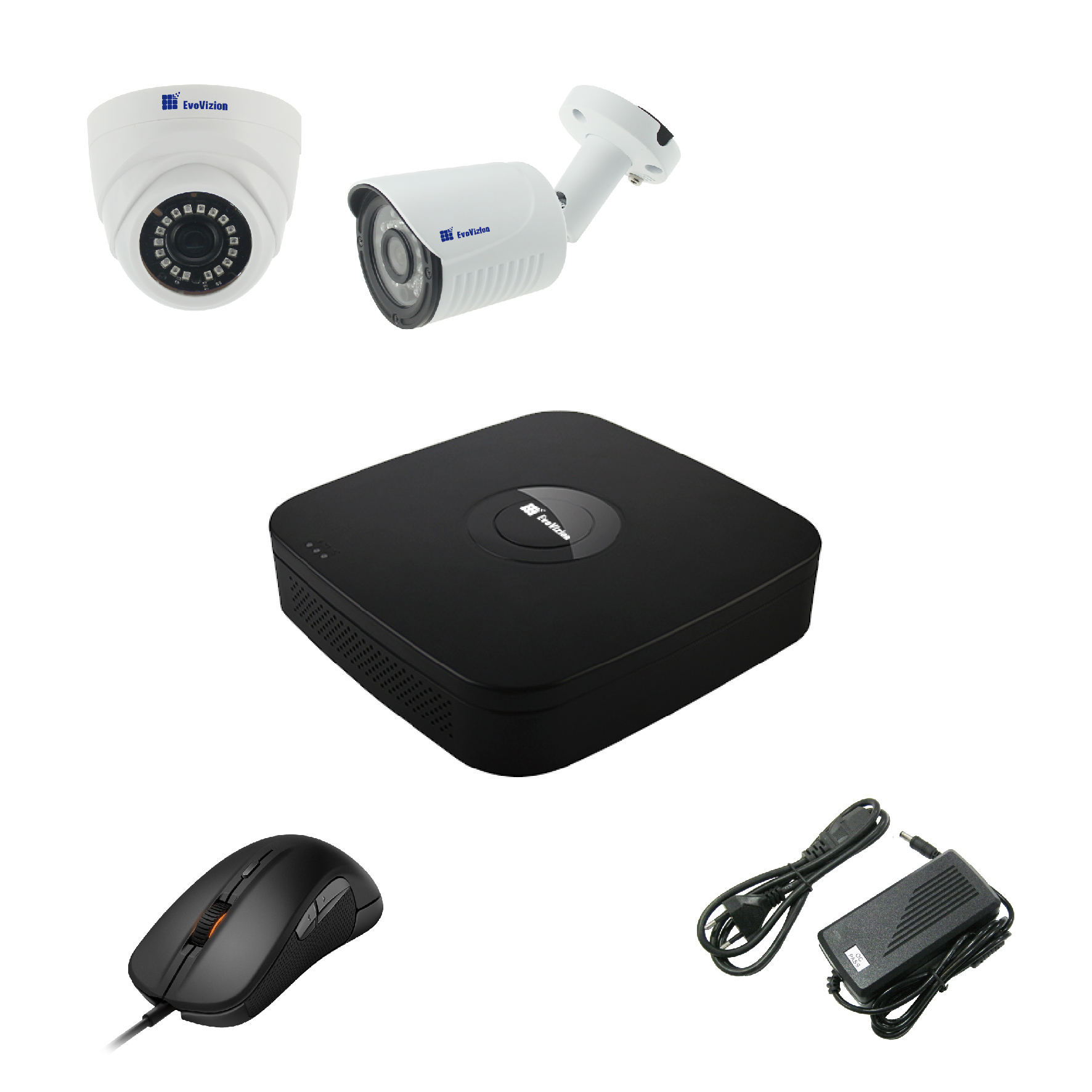 Комплект видеонаблюдения EvoVizion 1DOME-1OUT-240-LITE