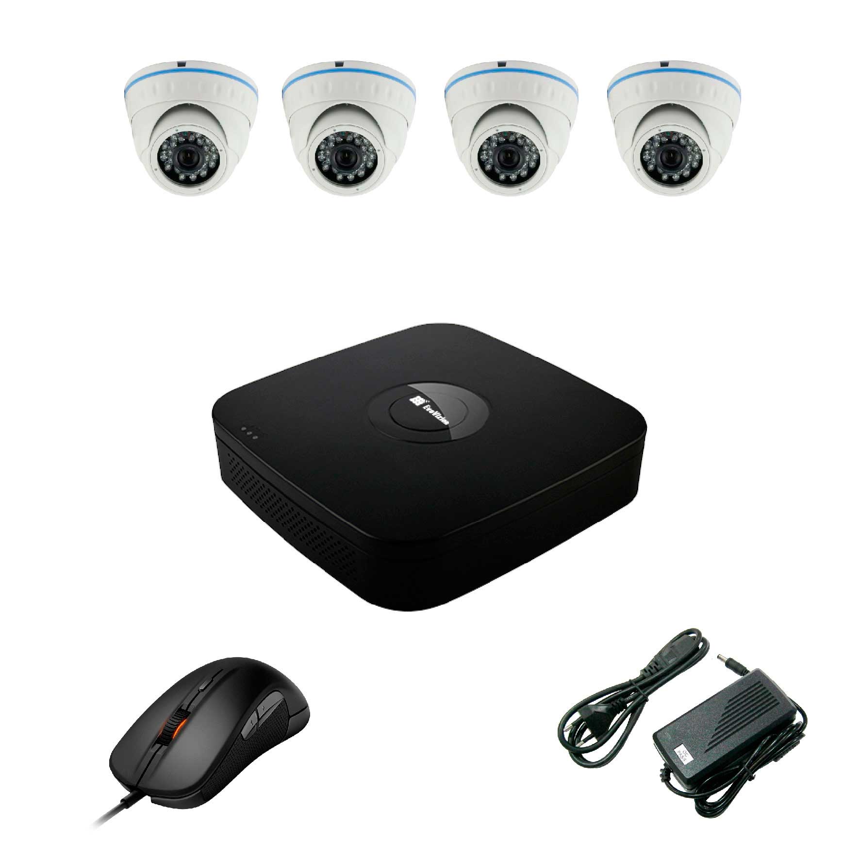 Комплект видеонаблюдения EvoVizion 4DOME-M-130