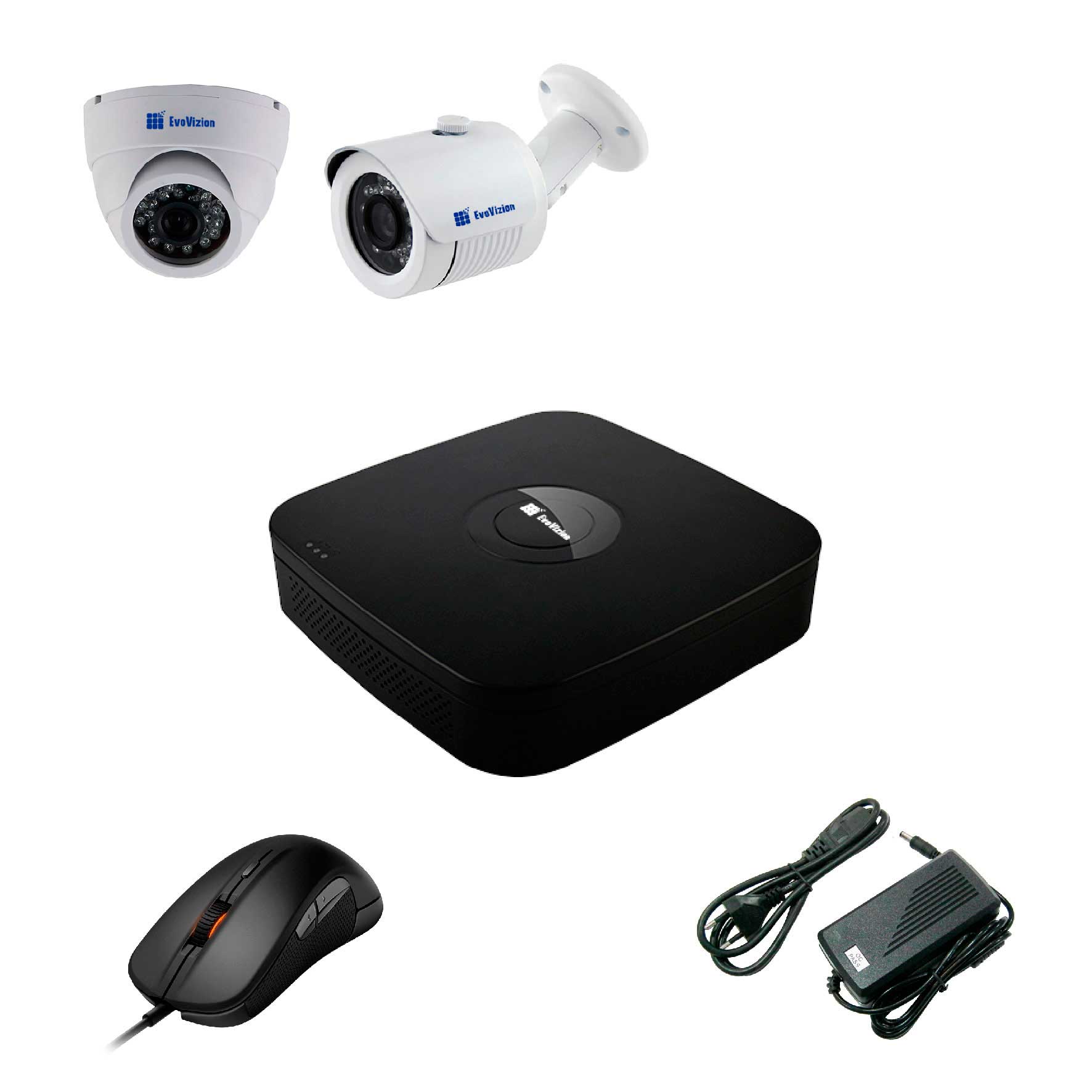 Комплект видеонаблюдения EvoVizion 1DOME-1OUT-130